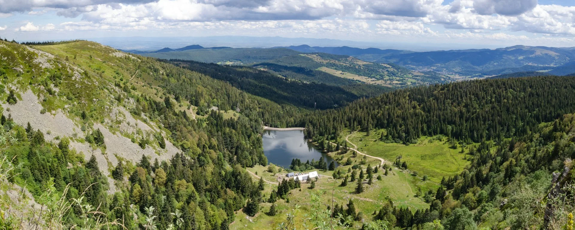 Forêts et lac du massif des Vosges